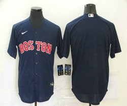 Nike Boston Red Sox #Blank Navy Blue Game Authentic Stitched MLB Jersey