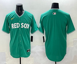 Nike Boston Red Sox Blank Green City Authentic Stitched MLB Jersey