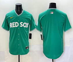 Nike Boston Red Sox Blank Green City Jersey