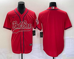 Nike Boston Red Sox Blank Red Game 2023 City Authentic Stitched MLB jersey