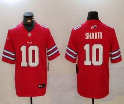 Nike Buffalo Bills #10 Khalil Shakir Red Vapor Untouchable Authentic Stitched NFL Jersey