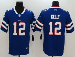 Nike Buffalo Bills #12 Jim Kelly Blue Vapor Untouchable Limited Authentic Stitched NFL Jersey