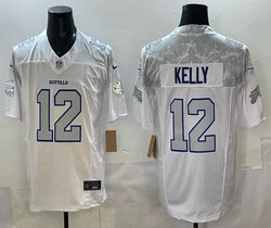 Nike Buffalo Bills #12 Jim Kelly White Rivalries Authentic Stitched NFL Jersey
