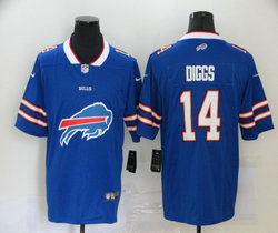 Nike Buffalo Bills #14 Stefon Diggs Blue With team logo Vapor Untouchable Authentic Stitched NFL Jersey