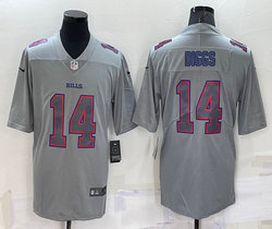 Nike Buffalo Bills #14 Stefon Diggs Grey Atmosphere Fashion Authentic Stitched NFL Jerseys