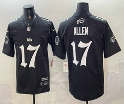 Nike Buffalo Bills #17 Josh Allen 7(VII) Thanksgiving Authentic Stitched NFL Jersey