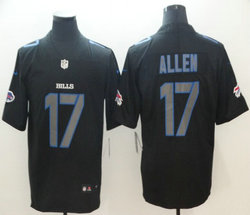 Nike Buffalo Bills #17 Josh Allen Black Impact Limited Vapor Untouchable Authentic Stitched NFL jersey