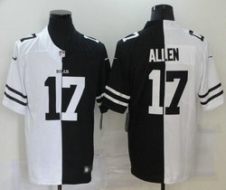 Nike Buffalo Bills #17 Josh Allen White and Black Authentic stitched NFL jersey