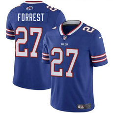 Nike Buffalo Bills #27 Darrick Forrest Blue Vapor Untouchable Authentic Stitched NFL Jersey