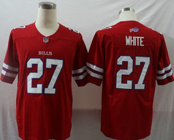 Nike Buffalo Bills #27 Tre'Davious White Red Rush Limited Authentic Stitched NFL Jersey