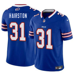 Nike Buffalo Bills #31 Maxwell Hairston Blue 2025 Draft Authentic Stitched NFL Jersey