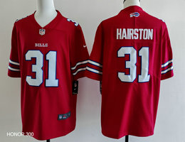 Nike Buffalo Bills #31 Maxwell Hairston Red 2025 Draft Authentic Stitched NFL Jersey