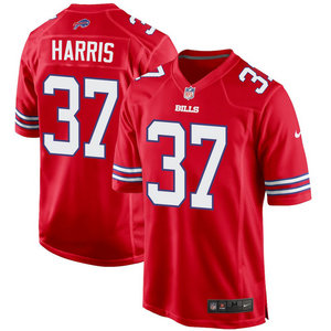 Nike Buffalo Bills #37 Damien Harris Red Vapor Untouchable Authentic Stitched NFL Jersey