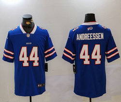 Nike Buffalo Bills #44 Joe Andreessen Blue Vapor Untouchable Authentic Stitched NFL Jersey