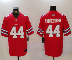 Nike Buffalo Bills #44 Joe Andreessen Red Vapor Untouchable Authentic Stitched NFL Jersey