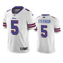 Nike Buffalo Bills #5 Marquez Stevenson White Vapor Untouchable Authentic Stitched NFL Jersey