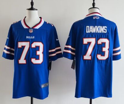 Nike Buffalo Bills #73 Dion Dawkins Blue Stitched Football Jersey