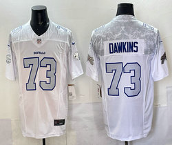 Nike Buffalo Bills #73 Dion Dawkins White Rivalries Stitched Football Jersey