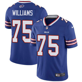 Nike Buffalo Bills #75 Daryl Williams Blue Vapor Untouchable Authentic Stitched NFL Jersey