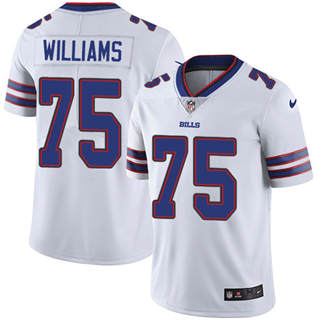 Nike Buffalo Bills #75 Daryl Williams White Vapor Untouchable Authentic Stitched NFL Jersey