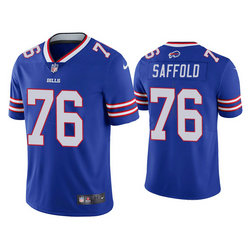 Nike Buffalo Bills #76 Rodger Saffold Blue Vapor Untouchable Authentic Stitched NFL Jersey