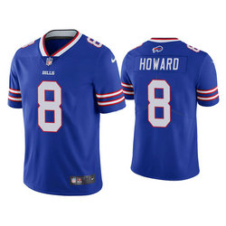 Nike Buffalo Bills #80 O.J. Howard Blue Vapor Untouchable Authentic Stitched NFL Jersey