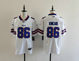 Nike Buffalo Bills #86 Dalton Kincaid White Authentic Stitched NFL Jersey
