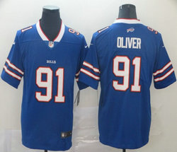 Nike Buffalo Bills #91 Ed Oliver Royal 2019 NFL Draft First Round Pick Vapor Untouchable Limited Authentic Stitched NFL Jersey