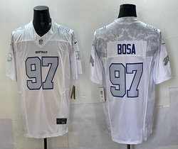 Nike Buffalo Bills #97 Joey Bosa White Rivalries Stitched Football Jersey