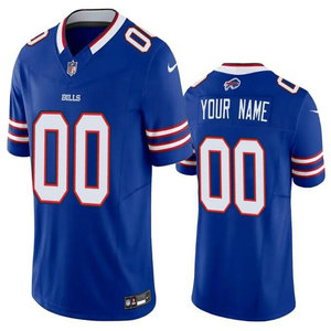 Nike Buffalo Bills Customized Blue 2023 F.U.S.E Authentic Stitched NFL Jersey