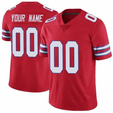 Nike Buffalo Bills Customized Red Vapor Untouchable Authentic Stitched NFL Jerseys