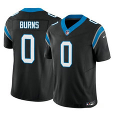 Nike Carolina Panthers #0 Brian Burns Black 2023 F.U.S.E. Football Stitched Jersey