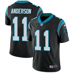 Nike Carolina Panthers #11 Robby Anderson Black Vapor Untouchable Authentic Stitched NFL Jersey