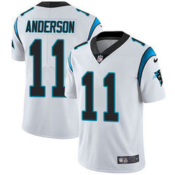 Nike Carolina Panthers #11 Robby Anderson White Vapor Untouchable Authentic Stitched NFL Jersey