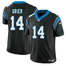 Nike Carolina Panthers #14 Will Grier Black 2026 Draft Stitched Football Jersey
