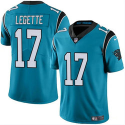 Nike Carolina Panthers #17 Xavier Legette Blue 2024 Draft Vapor Untouchable Football Jersey
