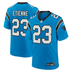 Nike Carolina Panthers #23 Trevor Etienne Blue Authentic Stitched NFL Jersey