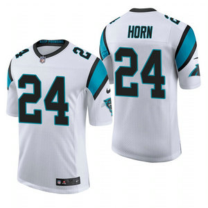 Nike Carolina Panthers #24 Jaycee Horn White 2021 NFL Draft Vapor Untouchable Authentic Stitched NFL Jersey