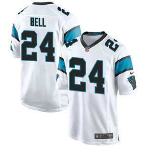 Nike Carolina Panthers #24 Vonn Bell White Vapor Untouchable Authentic Stitched NFL Jersey