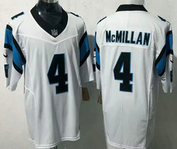 Nike Carolina Panthers #4 Tetairoa McMillan 2025 Draft White Stitched NFL Jersey