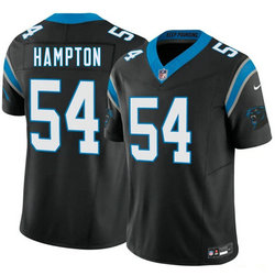 Nike Carolina Panthers #54 Nick Hampton Black 2026 Authentic Stitched NFL Jersey