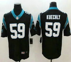 Nike Carolina Panthers #59 Luke Kuechly Black Vapor Untouchable Limited Authentic Stitched NFL Jersey
