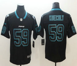Nike Carolina Panthers #59 Luke Kuechly Lights Out Black Vapor Untouchable Authentic Stitched NFL jersey
