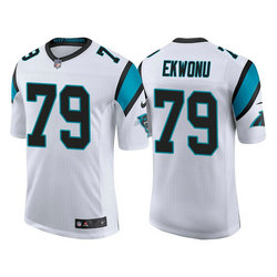 Nike Carolina Panthers #79 Ikem Ekwonu White Vapor Untouchable Authentic Stitched NFL Jersey