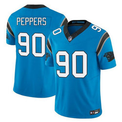 Nike Carolina Panthers #90 Julius Peppers Blue Stitched Football Jersey