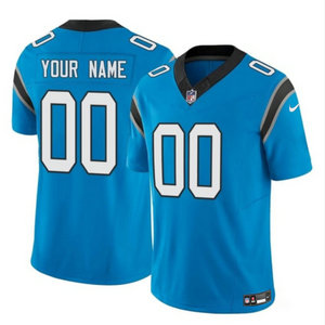 Nike Carolina Panthers Customized Blue 2023 F.U.S.E Authentic Stitched NFL Jersey