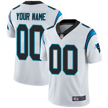 Nike Carolina Panthers Customized White Limited Vapor Untouchable Authentic Stitched NFL Jerseys