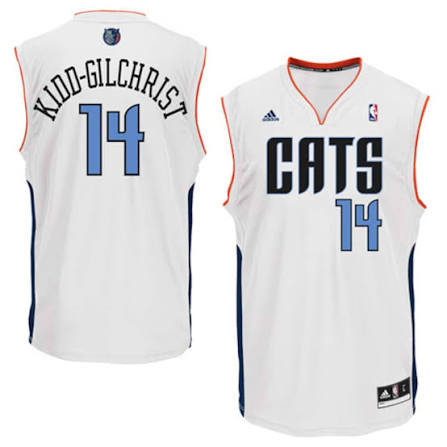 Nike Charlotte Bobcats #14 Michael Kidd-Gilchrist White jersey