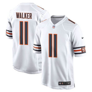 Nike Chicago Bears #11 P.J. Walker White Vapor Untouchable Authentic Stitched NFL Jersey