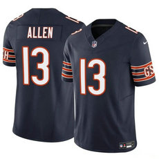 Nike Chicago Bears #13 Keenan Allen Navy 2023 F.U.S.E. Football Stitched Jersey